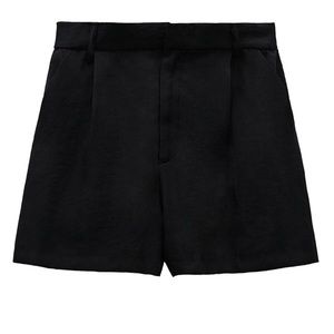 Zara Black High Rise Shorts